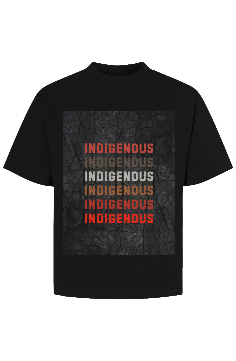 Indigenous Mens Cropped Max Heavyweight Tee