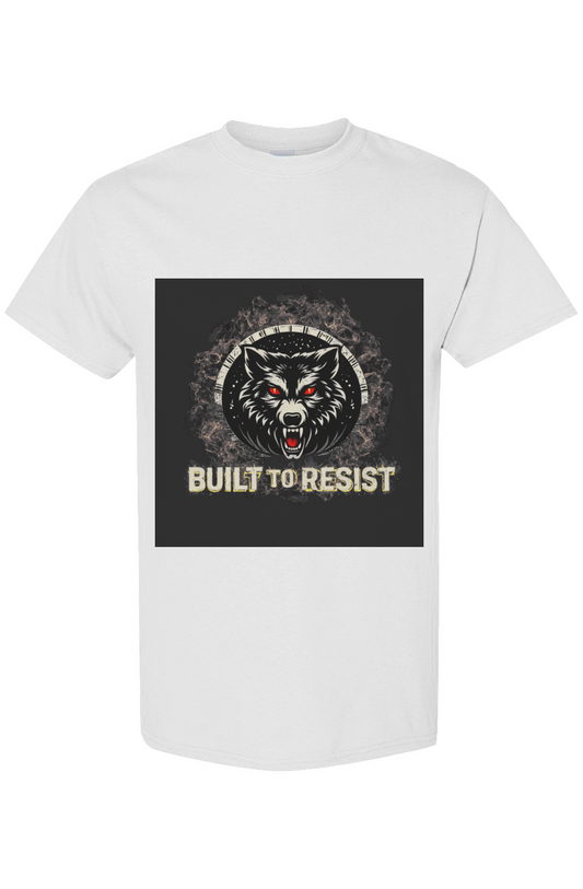 Built To Resist Logo Gildan Heavyweight Tee Rapid Fulfillment