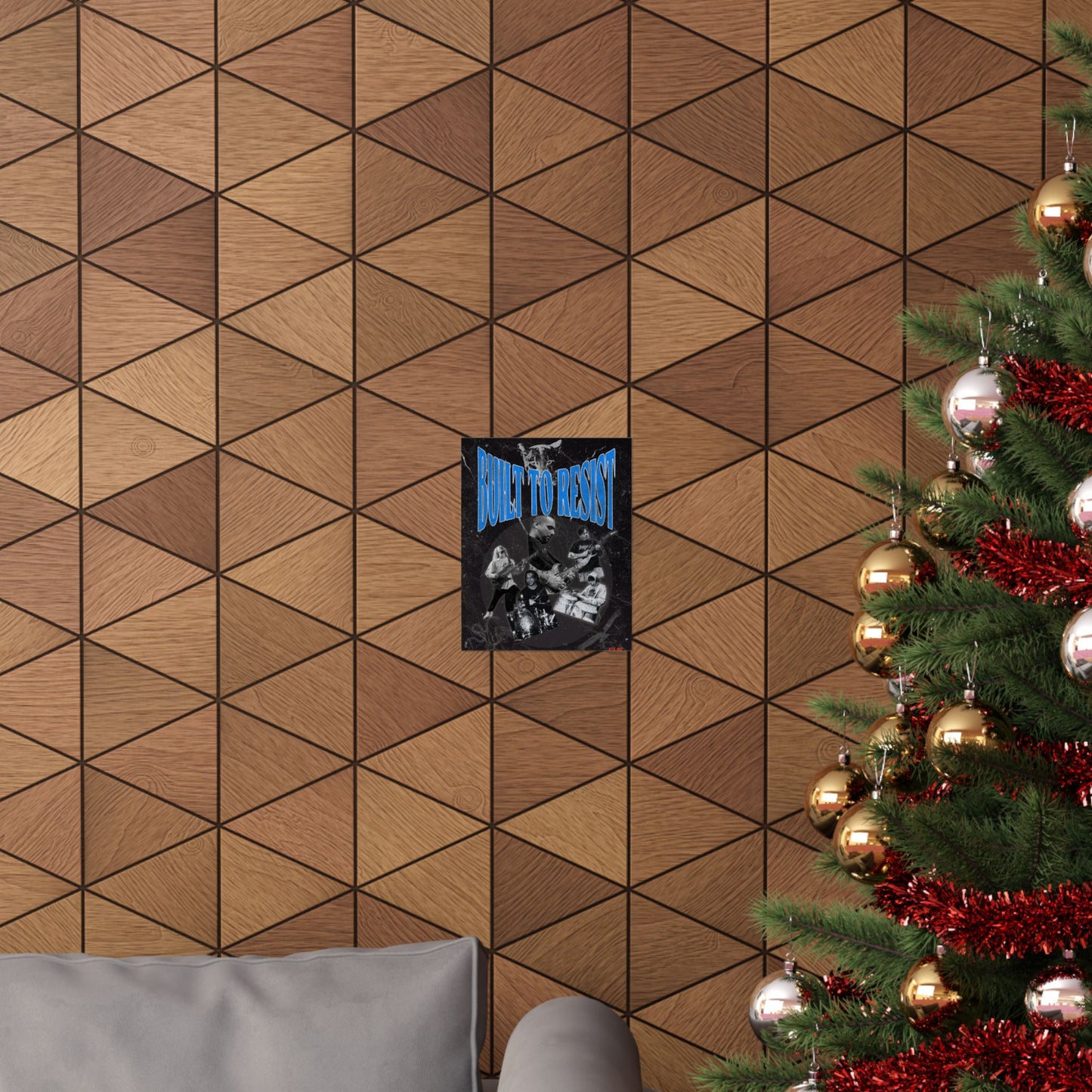 Built to Resist Band Poster — Matte Vertical Music Wall Art