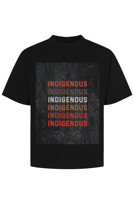Indigenous Mens Cropped Max Heavyweight Tee
