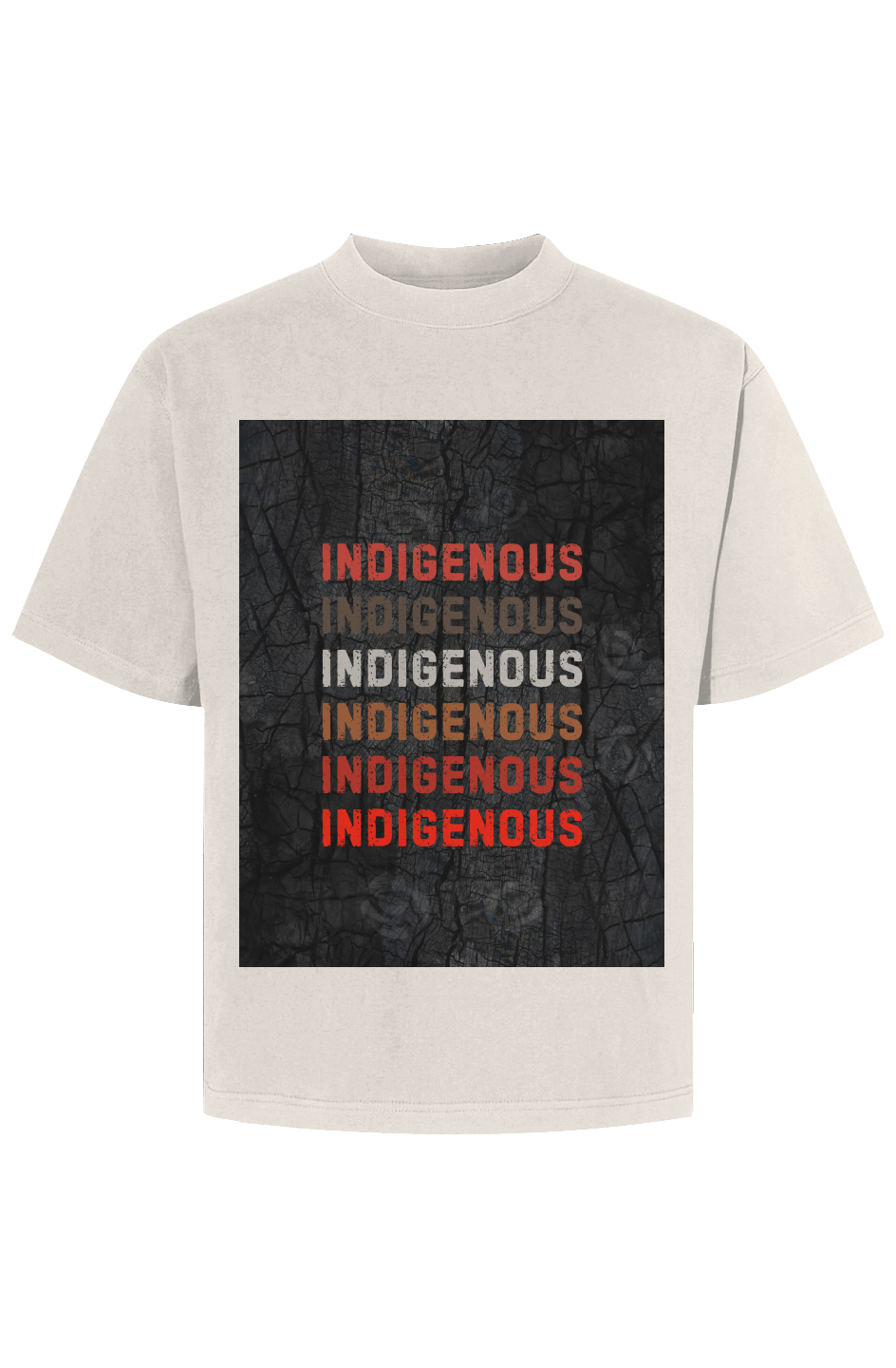 Indigenous Mens Cropped Max Heavyweight Tee