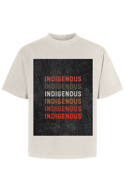 Indigenous Mens Cropped Max Heavyweight Tee