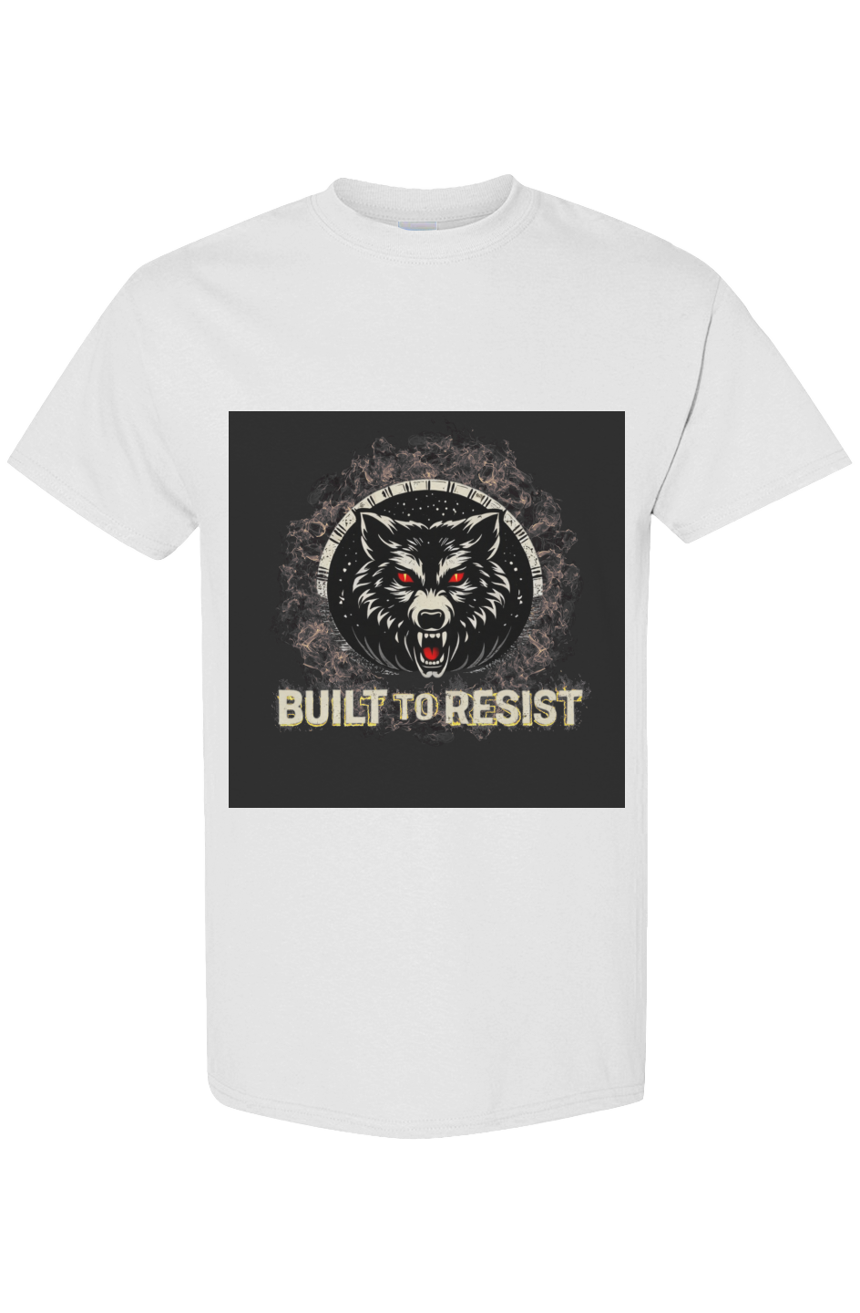 Built To Resist Logo Gildan Heavyweight Tee Rapid Fulfillment