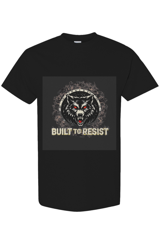 Built To Resist Logo Gildan Heavyweight Tee Rapid Fulfillment
