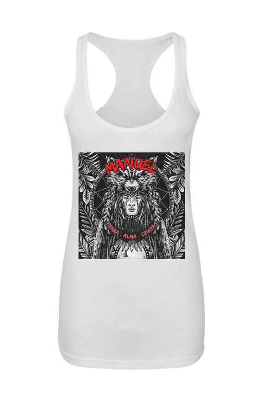 Tierra.Alma.Cenizas Women's Racerback Tank Top