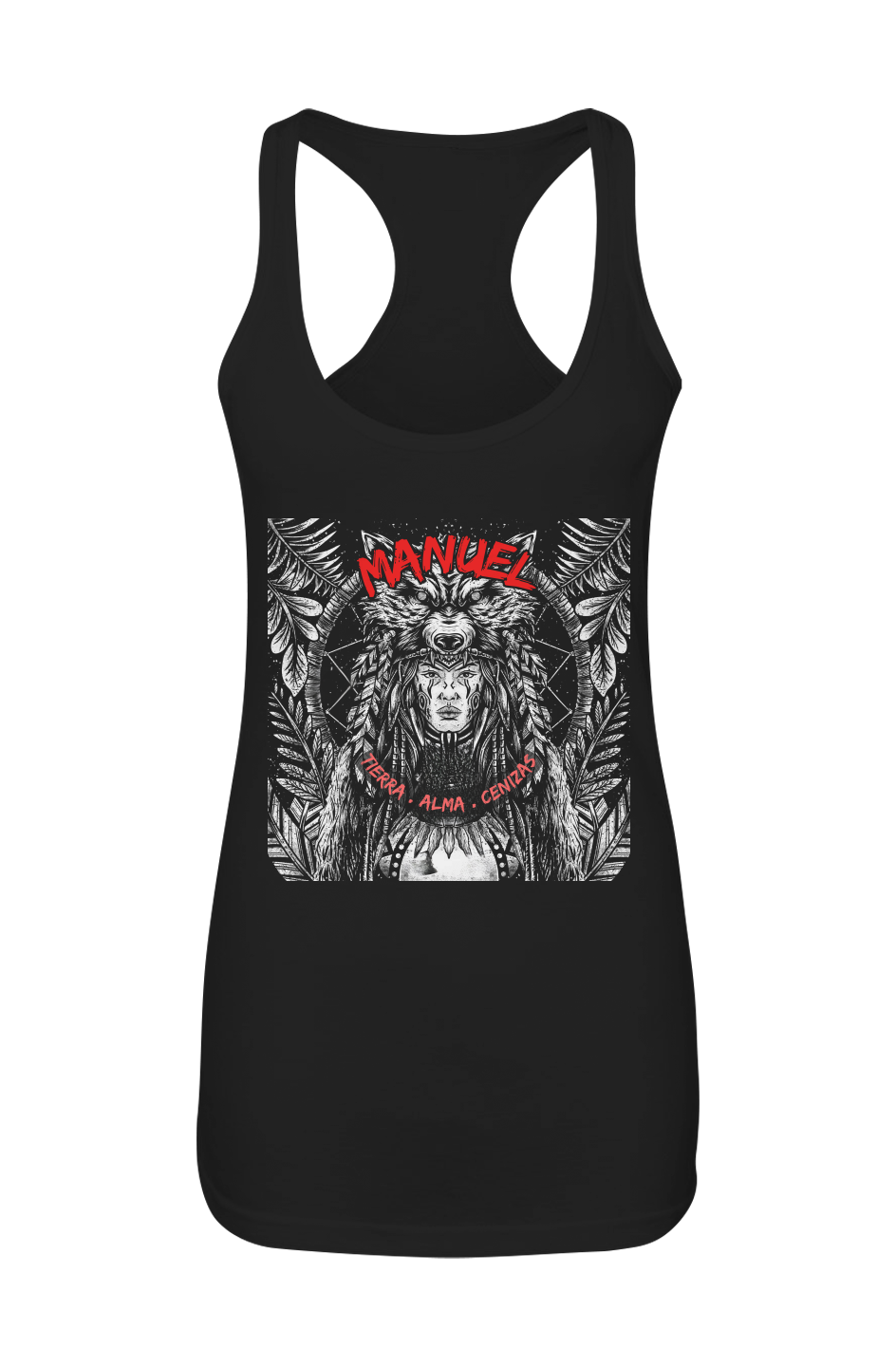 Tierra.Alma.Cenizas Women's Racerback Tank Top