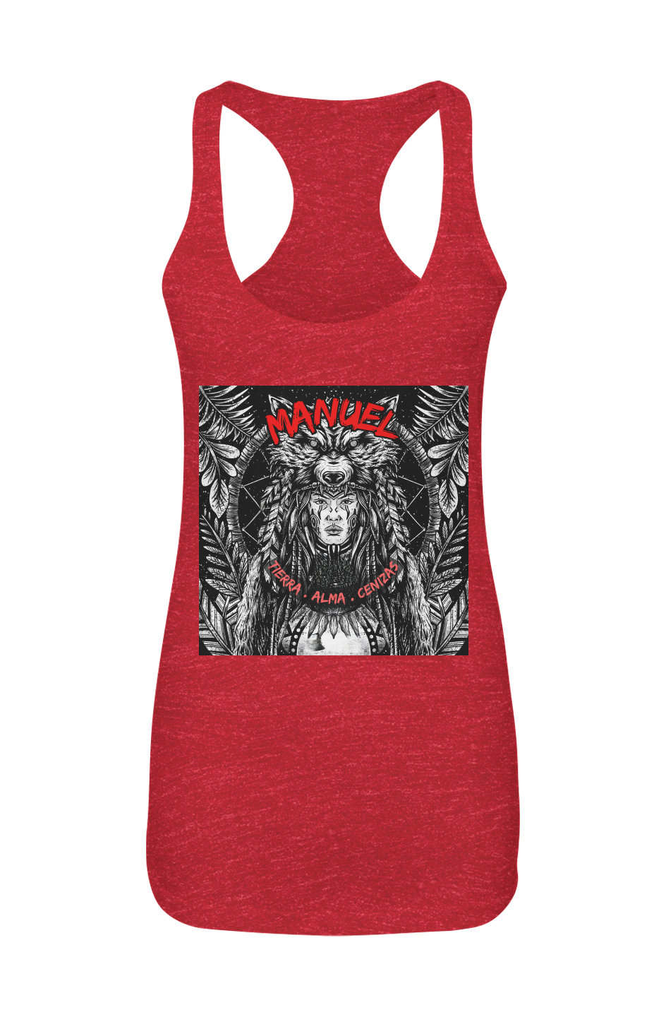Tierra.Alma.Cenizas Women's Racerback Tank Top